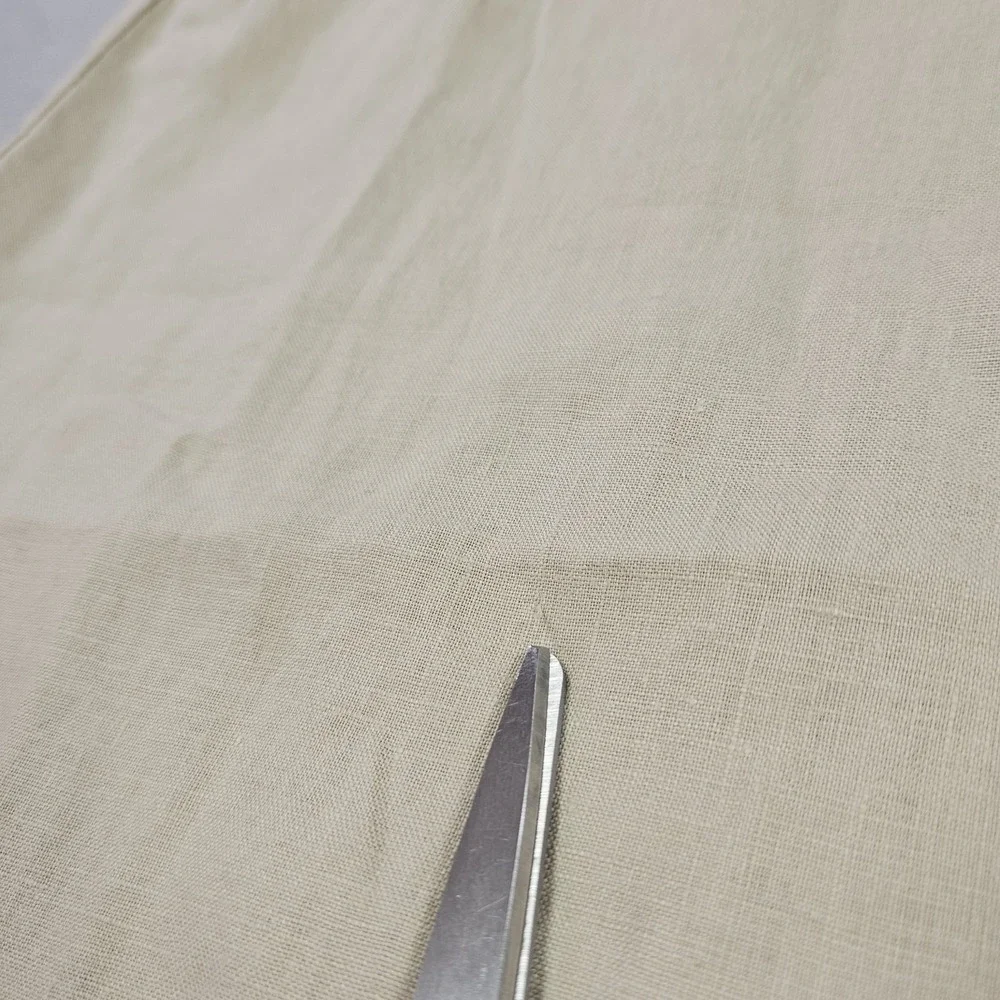 Quince 100% Linen Crop Pants Womens XL Capri European Sustainably Grown Beachy